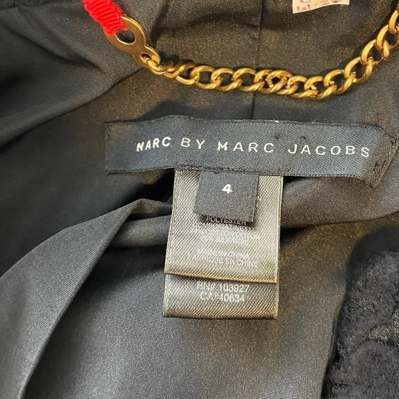 Marc by Marc Jacobs Floral Lace Crochet Bomber Jacket - Picture 3 of 6